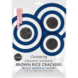 Clearspring Rice Cracker Ekologisk | Black Sesame