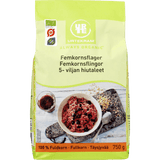 Urtekram Femkornsflingor Ekologisk | 750 g.