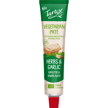 Tartex Paté Tube Økologisk | Vitlök & Örter
