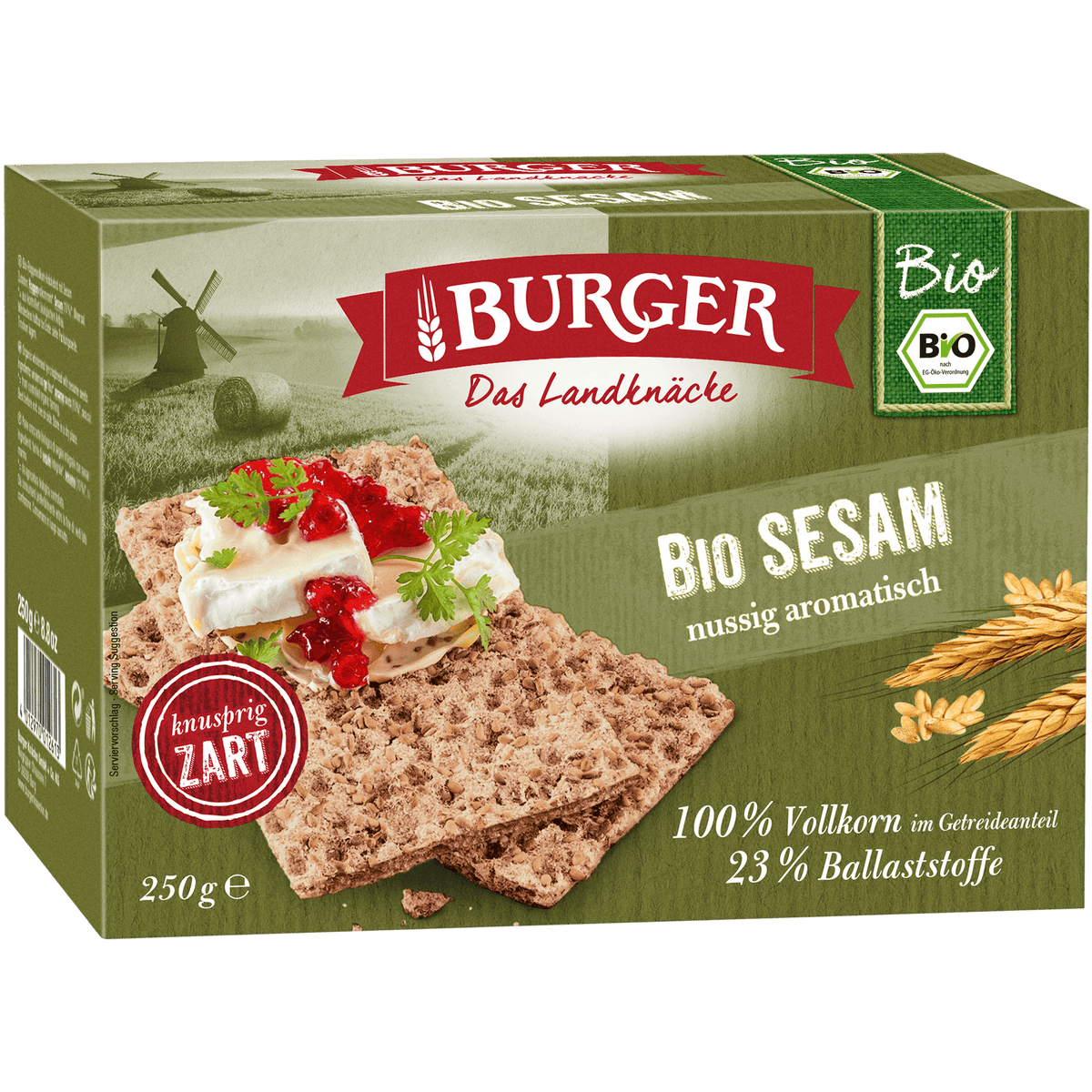 Burger Knäckebröd Ekologiskt | Sesam