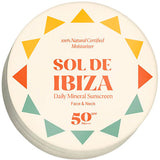 Sol de Ibiza Natural Mineral Sunscreen Ansigt SPF50 | 35 g