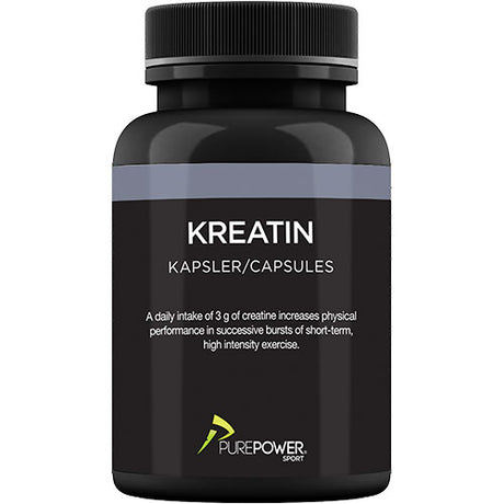 PurePower Kreatinkapsler | 120 kapsler 
