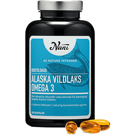 Nani Omega 3 Alaska Vildlax | 180 kapslar