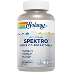 Solaray Spektro Multi-Vita-Min med järn & vitamin K2 | 200 kapslar