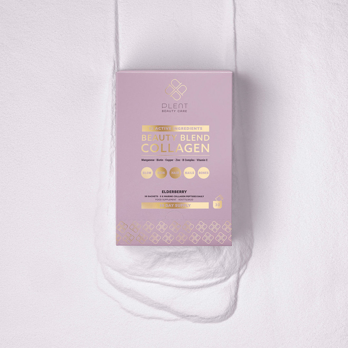 Plent Beauty Blend Collagen 30 x 5 g | Elderberry
