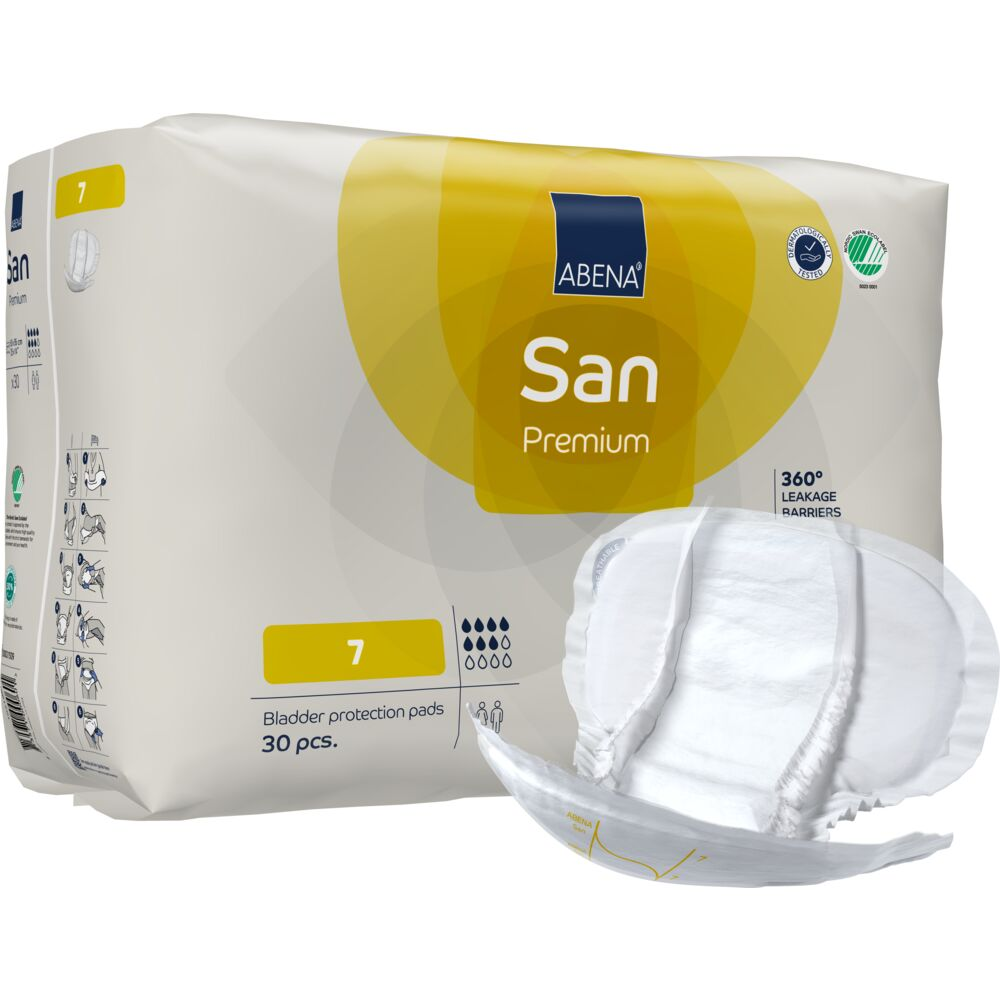 Abena San 7 Inkontinensskydd | 30 stk