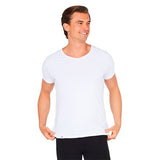 Men´s V-Neck T-Shirt hvid str. S