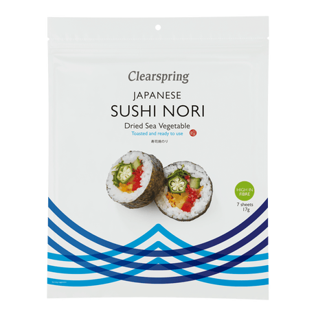 Clearspring Nori Sushiplattor Rostade | 17 g