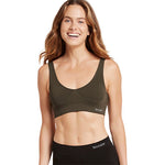 Boody Padded Shaper Crop Bra Mörk Oliv | Stl. L
