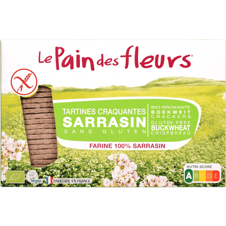 Le pain des fleurs Le Pain De Fleurs Knäckebröd Bovete Glutenfritt Ekologisk | 300 g