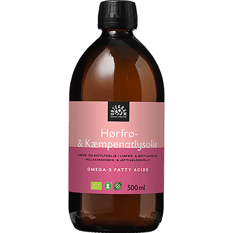 Urtekram Linfrö & Nattljusolja Ekologisk | 500 ml