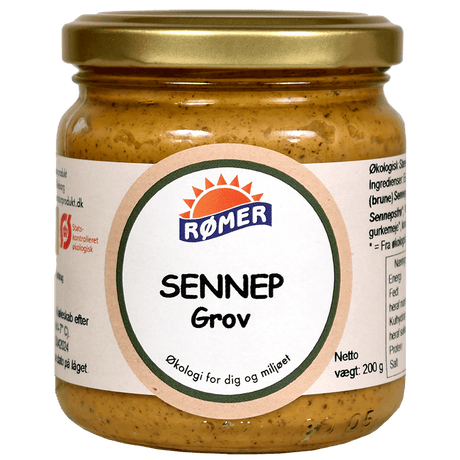Rømer Senap Stark Ekologisk | 200 g