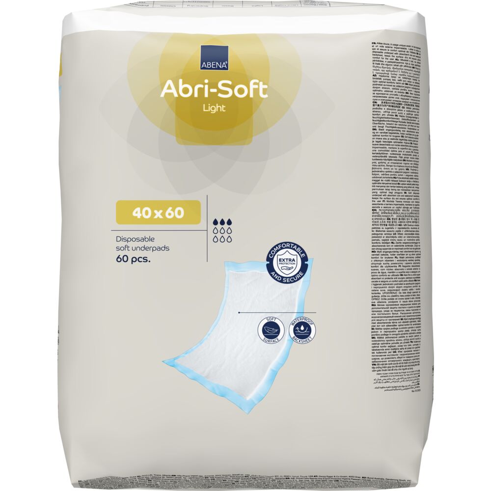 Abena Abri-soft Light Underlägg 60x40 cm | 60 st
