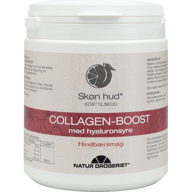 Natur-Drogeriet Collagenboost Hyaluronsyra, Hallon | 350 g