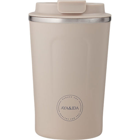Termosmugg Rostfritt Stål Krämig Beige