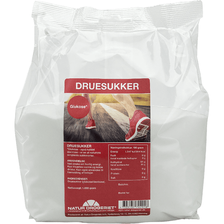 Natur-Drogeriet Druvsocker Rent Pulver (Dextros/Glukos) | 1 kg
