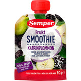 Fruktsmoothie med päron och plommon från 6 mån.