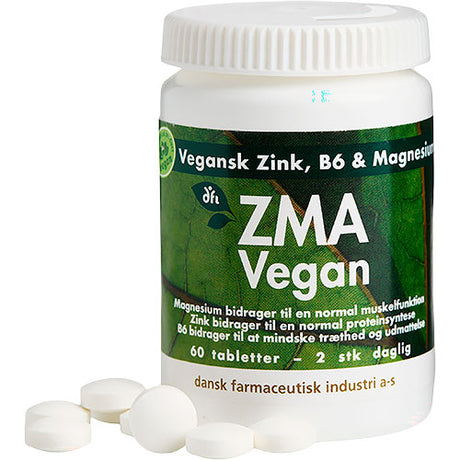 Gröna DFI-vitaminer ZMA Vegan | 60 tabletter