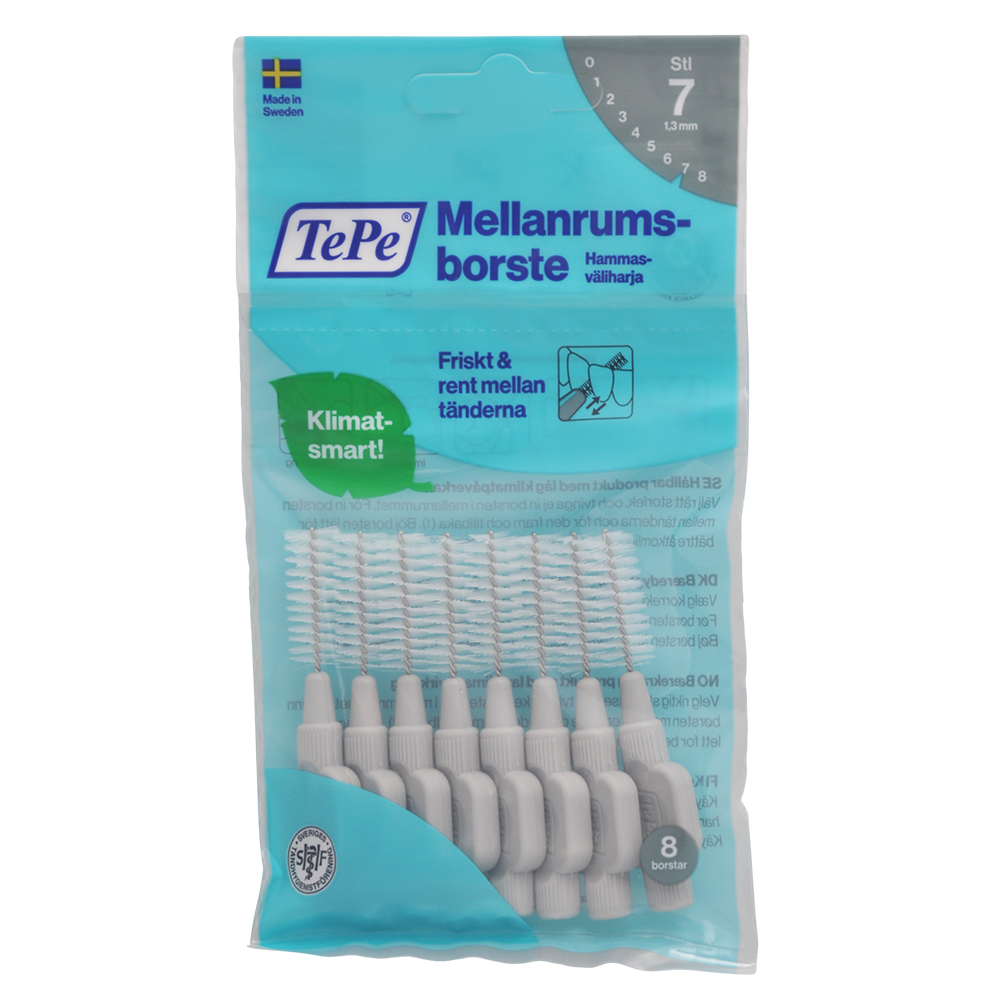 Mellanrumsborste Original 1,3 mm Grå