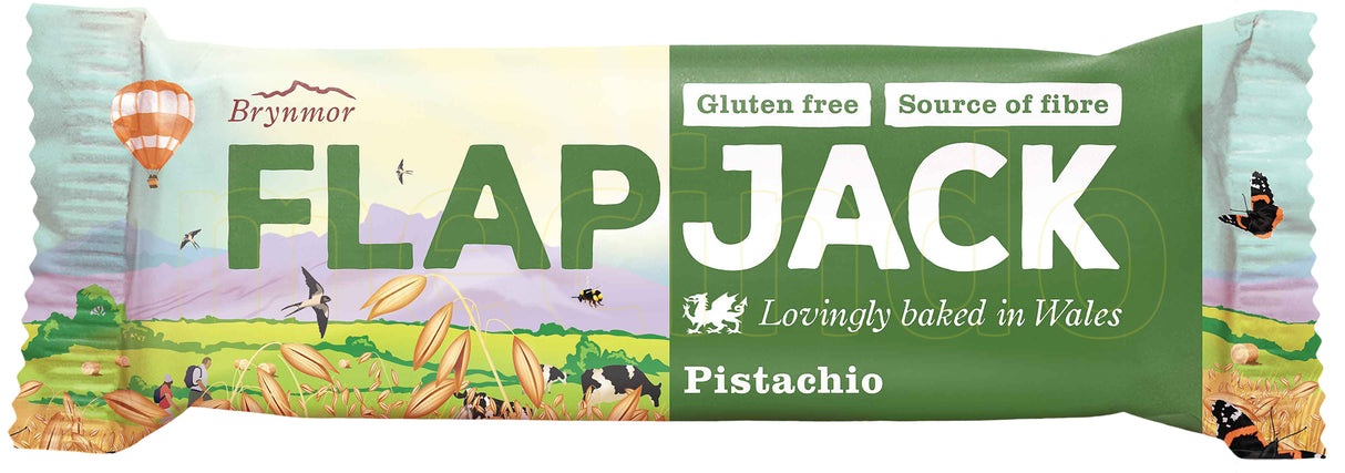Glutenfri Bar Pistage Flapjack från 9Brand Foods