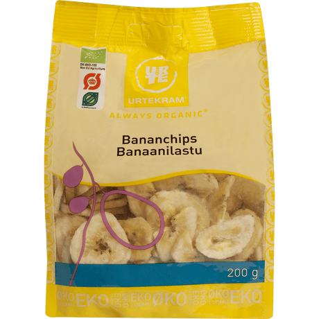 Urtekram Organic Bananchips | 200 g