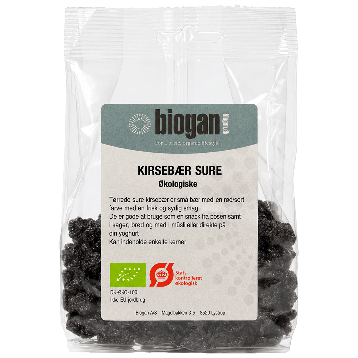 Biogan Körsbär Sura Ekologisk | 100 g