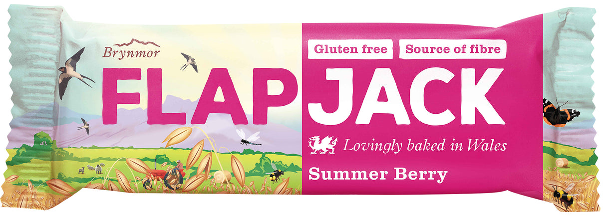 Flapjack med sommarbär