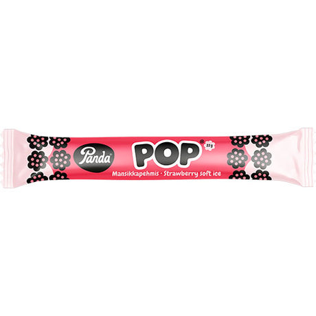 POP Fylld Lakritsstång - Jordgubbssmak