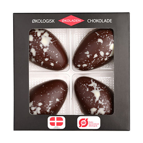 Fyldte Påskeæg m. Pebermynte 4 stk Ø