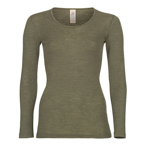 Blus Merinoull och Silke Olive från 