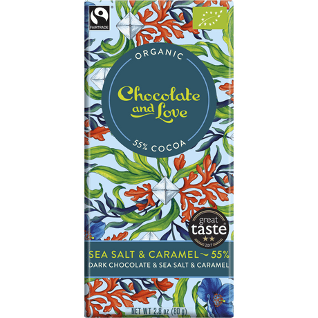 Choklad Sea Salt & Caramel 55% Ekologisk från 