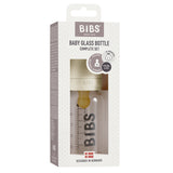 Baby Glass Bottle Complete Set Latex 110ml (Ivory)