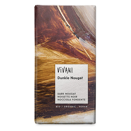 mörk choklad med nougat