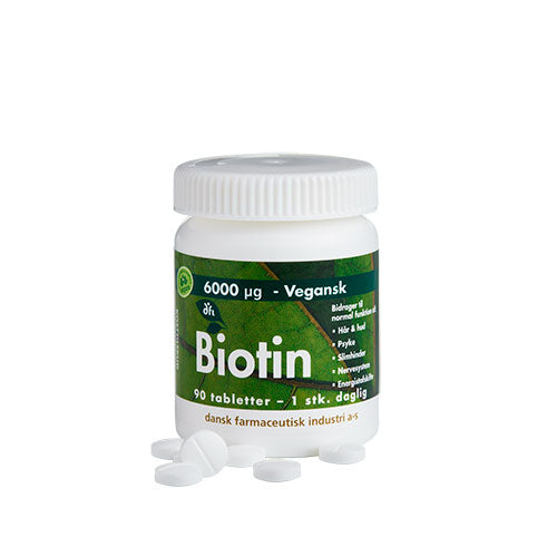 Gröna DFI Vitaminer Biotin 6000 Mcg