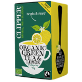 Clipper Grönt Te m. Citron Ekologisk | 20 påsar