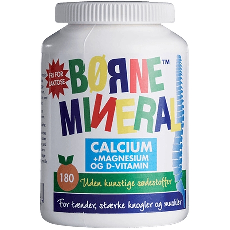 New Nordic Barnmineral Apelsinsmak Tuggtabletter | 180 tabletter