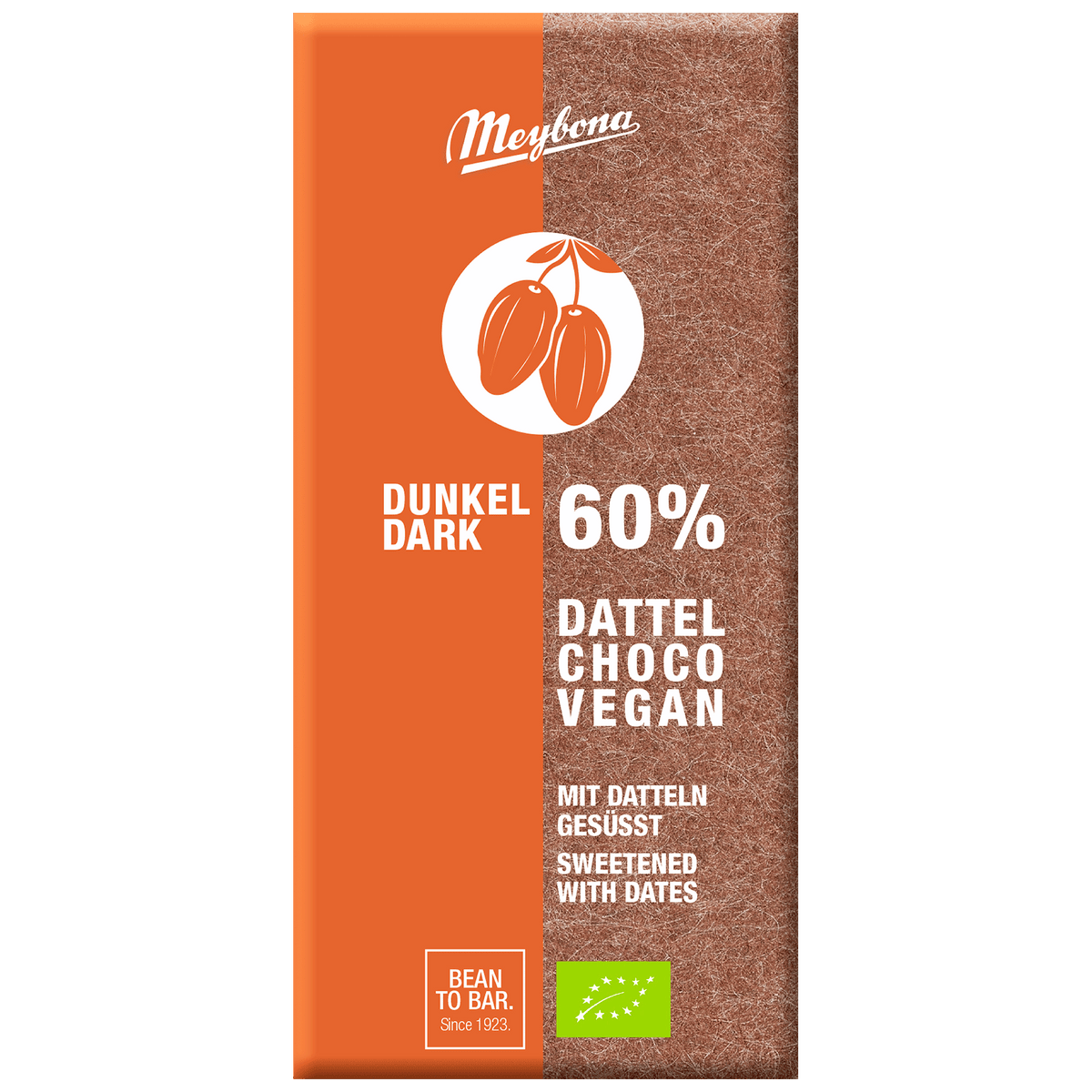 Meybona Choklad 60% m. Dadlar Ekologisk | 80 g