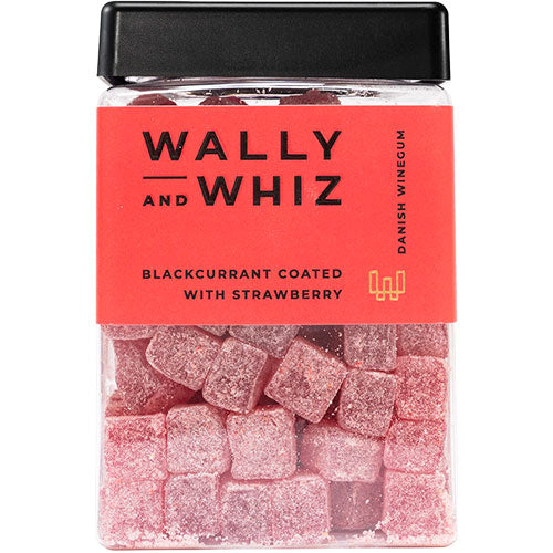 Wally and Whiz Vingummi Svarta vinbär med Jordgubbar | 240 g