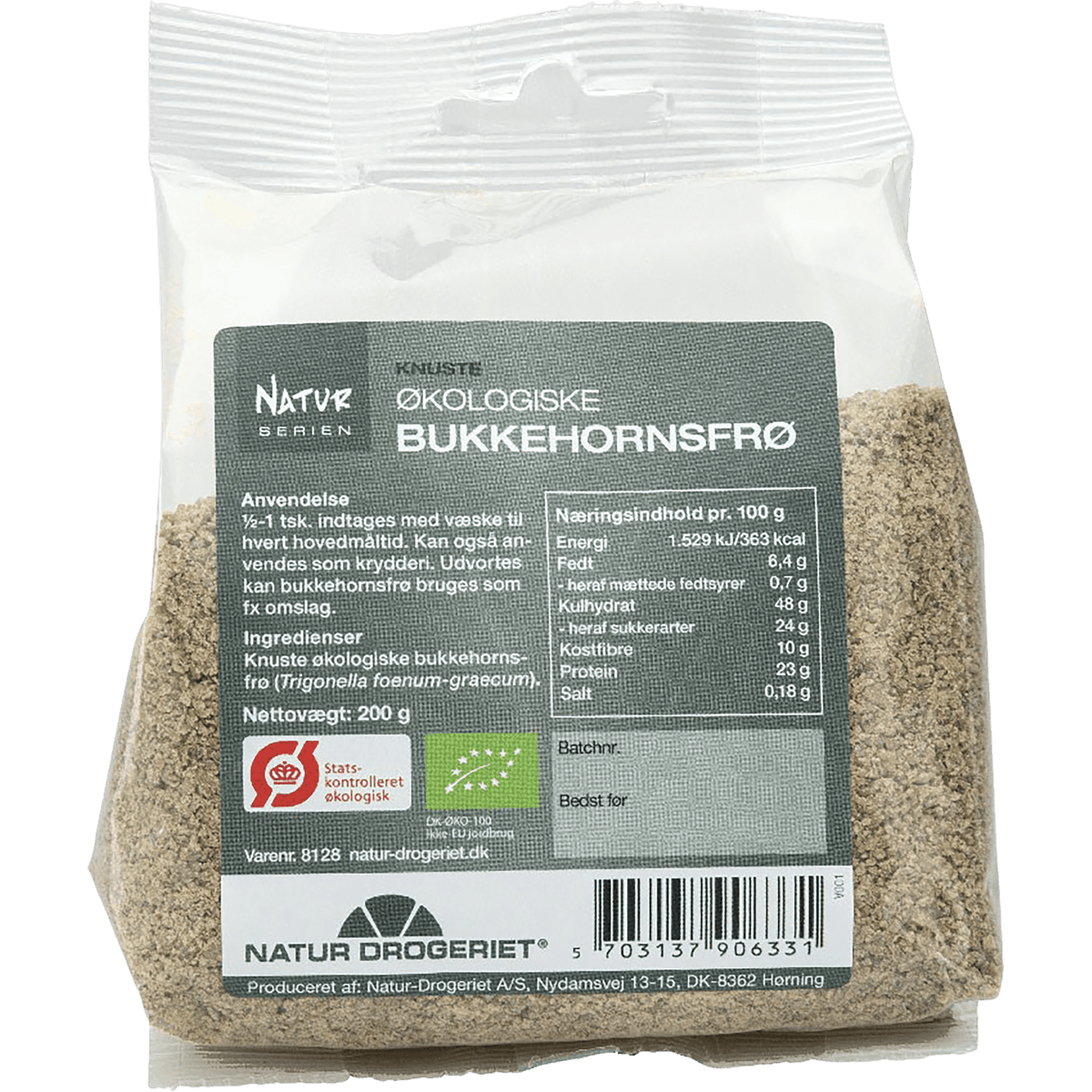 Natur-Drogeriet Bockhornsklöverfrö Krossat Ekologisk | 200 g