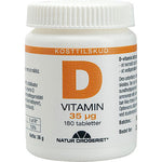 Natur-Drogeriet Vitamin D3 35 Ug | 180 tabl.