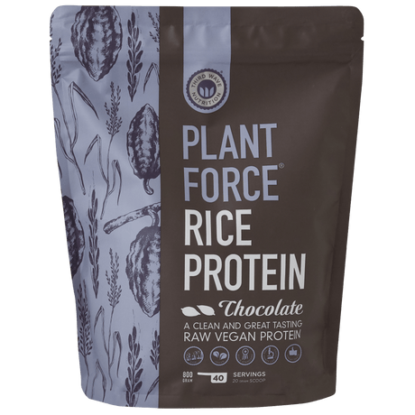 Plantforce Vegan Risproteinpulver Choklad | 800 g