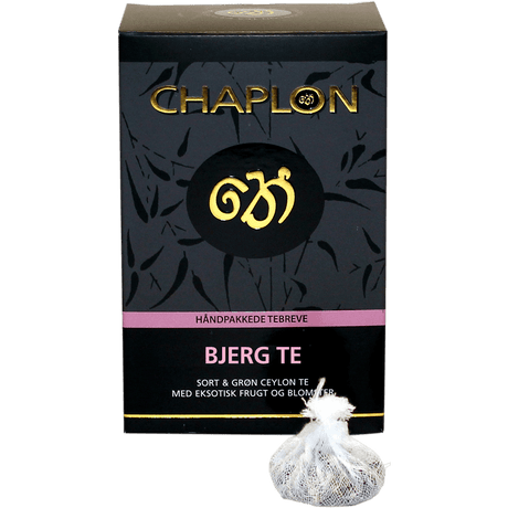Chaplon Bergsblomma Svart/grönt te Ekologisk | 15 påsar