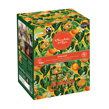 Orange Dispenser Box EKO från 