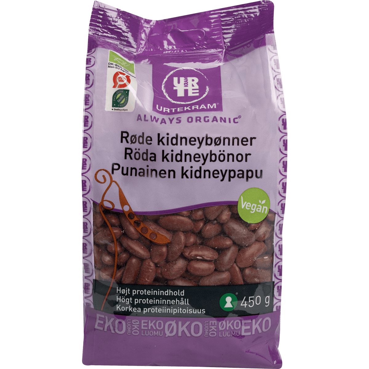 Urtekram Röda Kidneybönor Ekologisk | 350 g