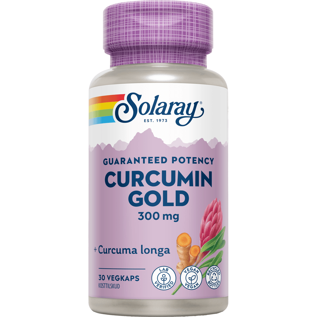 Solaray Curcumin Gold Gurkmeja | 30 kapslar
