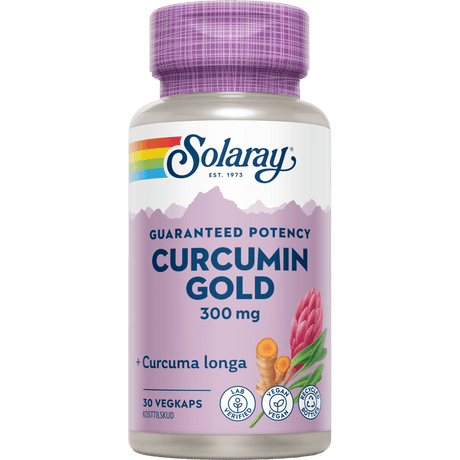 Solaray Curcumin Gold Gurkmeja | 30 kapslar