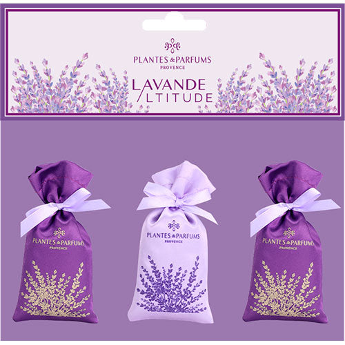 Plantes & Parfums Lavendelpåsar I Bomullssatin | 3x18 gr