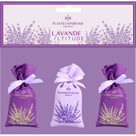 Plantes & Parfums Lavendelpåsar I Bomullssatin | 3x18 gr