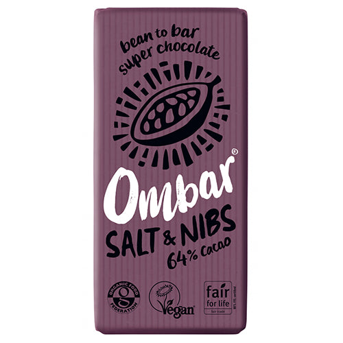 Choklad Salt & Kakaonibs 64% Kakao EKO