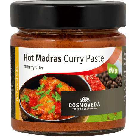 Cosmoveda Het Madras Curry Paste Ekologisk | 175 g